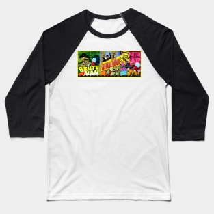 Mystery Science 3-Episode Banner - Series 6 Baseball T-Shirt